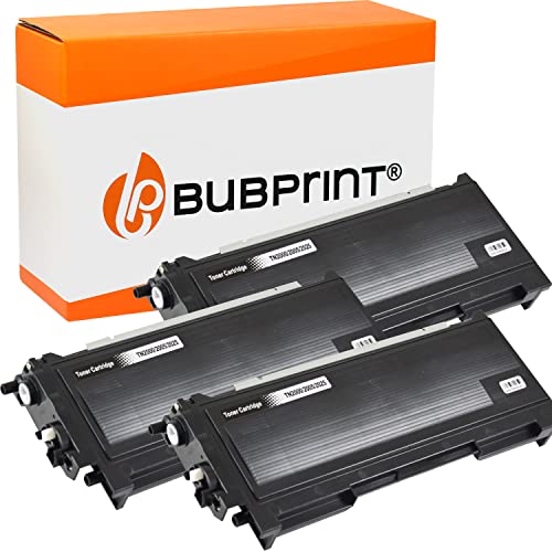 Bubprint 3 Toner kompatibel als Ersatz für Brother TN-2005 TN 2005 TN2005 für HL-2035 HL-2035R HL-2037 3500 Seiten Schwarz von Bubprint