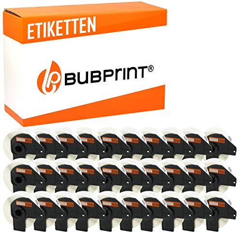 Bubprint 30 Etiketten kompatibel als Ersatz für Brother DK-11201 DK 11201 für P-Touch QL1050 QL1060N QL500BW QL550 QL560 QL570 QL580N QL700 QL710W QL720NW QL810W von Bubprint