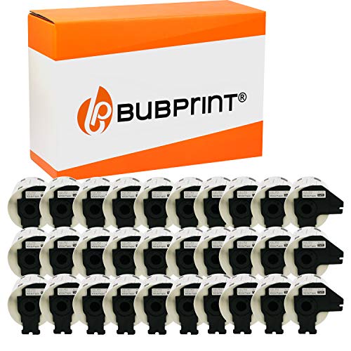 Bubprint 30 Etiketten kompatibel als Ersatz für Brother DK-11209 für P-Touch QL1050 QL1060N QL500BW QL550 QL560 QL570 QL580N QL700 QL710W QL720NW QL800 QL810W von Bubprint