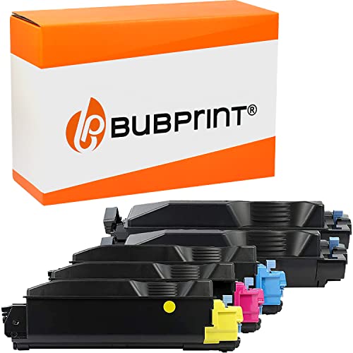 Bubprint 5 Toner kompatibel als Ersatz für Kyocera TK-5140 TK-5140K TK-5140C TK-5140M TK-5140Y für Ecosys M6030CDN M6530CDN P6130CDN Schwarz Cyan Magenta Gelb von Bubprint