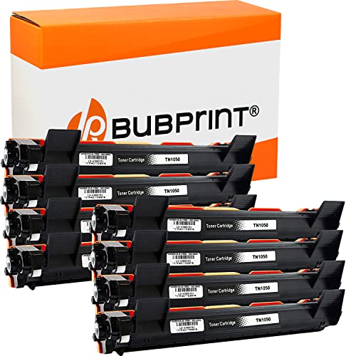 Bubprint 8 Toner kompatibel als Ersatz für Brother TN-1050 TN1050 für DCP-1510 DCP-1512 DCP-1610W DCP-1612W MFC-1810 MFC-1910W HL-1110 HL-1112 HL-1210W HL-1212W Schwarz von Bubprint