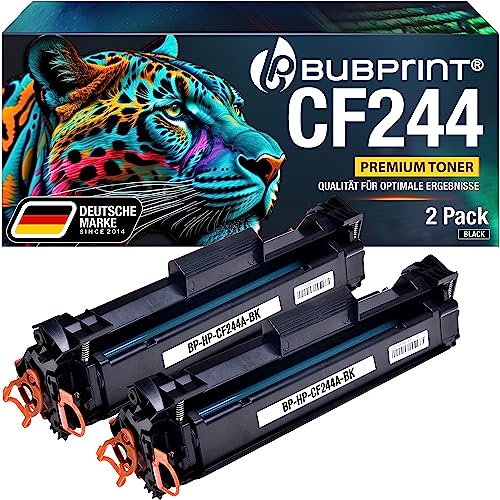 Bubprint CF244A 2 Tonerkartuschen kompatibel als Ersatz für Toner HP 44A CF244A für HP Laserjet Pro M15w MFP M28w M28a M15a M17a M17w M29a M29w M30a M30w M31w Schwarz von Bubprint
