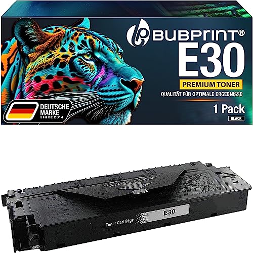 Bubprint E30 Toner kompatibel als Ersatz für Canon E30 1491A003 FC-100 FC120 FC-200 FC-204 FC-204S FC-210 FC-220 FC-224 FC-224S FC-230 FC-290 FC-330 FC-336 PC-320 PC-760 PC-780 PC-860 PC880 Schwarz von Bubprint