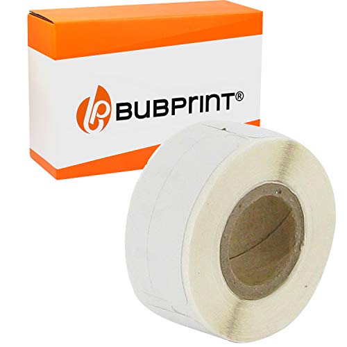 Bubprint Etiketten kompatibel als Ersatz für Dymo 99017 S0722460 für Labelwriter 310 320 330 Turbo 400 Twin Turbo Duo 450 Twin Turbo Duo SE450 12MM X 50MM von Bubprint