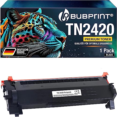 Bubprint TN 2420 Toner kompatibel als Ersatz für Brother TN2420 TN-2420 für Brother MFC-L2710DW Toner HL-L2350DW DCP-L2530DW MFC-L2710DN MFC-L2750DW HL-L2310D HL-L2375DW DCP-L2510D HL-L2370DN von Bubprint