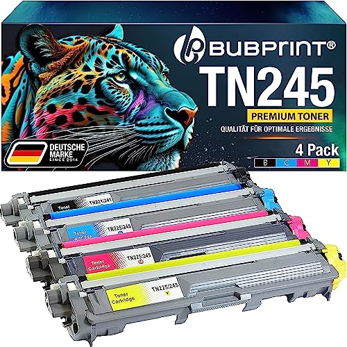 Bubprint TN241 TN245 4 Toner kompatibel als Ersatz für Brother TN-241 TN-245 für MFC-9332CDW DCP-9022CDW MFC-9142CDN DCP-9020CDW HL-3142CW HL-3150CDW MFC-9342CDW DCP-9017CDW HL-3152CDW MFC-9140CDN Bubprint TN241 TN245 4 Toner kompatibel als Ersatz für Brother TN-241 TN-245 für MFC-9332CDW DCP-9022CDW MFC-9142CDN DCP-9020CDW HL-3142CW HL-3150CDW MFC-9342CDW DCP-9017CDW HL-3152CDW MFC-9140CDN von Bubprint