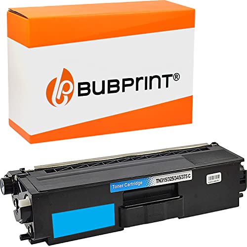 Bubprint Toner Cyan kompatibel als Ersatz für Brother TN-325 TN-320 TN-328 von Bubprint