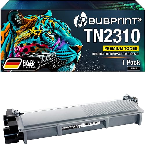 Bubprint Toner kompatibel als Ersatz für Brother TN-2320 TN-2310 für DCP-L2500D DCP-L2520DW DCP-L2540DN DCP-L2560DW HL-L2300D HL-L2340DW HL-L2360DN HL-L2365DW MFC-L2700DN MFC-L2700DW Schwarz von Bubprint