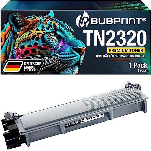 Bubprint Toner kompatibel als Ersatz für Brother TN-2320 XXL TN-2310 für DCP-L2500D DCP-L2520DW HL-L2300D HL-L2340DW HL-L2360DN HL-L2365DW MFC-L2700DN MFC-L2700DW Schwarz von Bubprint