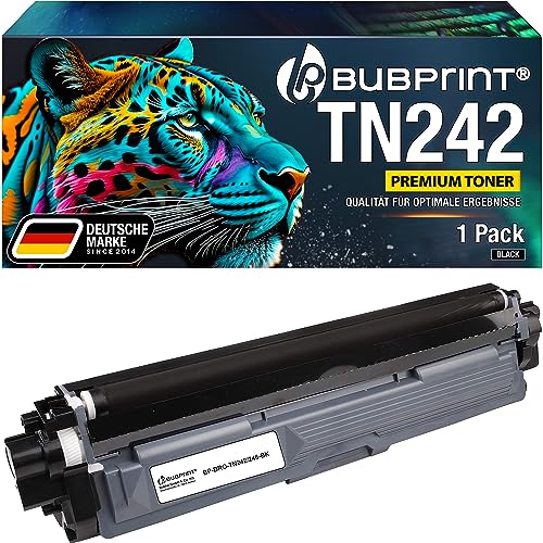 Bubprint Toner kompatibel als Ersatz für Brother TN-242BK TN-246BK für DCP-9017CDW DCP-9022CDW HL-3142CW HL-3152CDW HL-3172CDW MFC-9142CDN MFC-9332CDW MFC-9342CDW Schwarz von Bubprint