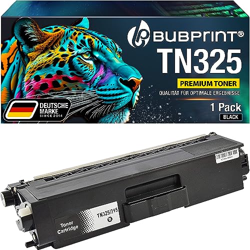 Bubprint Toner kompatibel als Ersatz für Brother TN-325 TN-320 TN-328 für DCP-9055CDN DCP-9270CDN HL-4140CN HL-4150CDN HL-4570CDW MFC-9460CDN MFC-9465CDN Schwarz von Bubprint