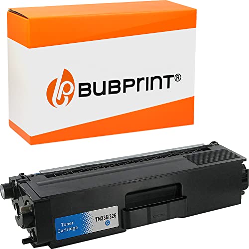 Bubprint Toner kompatibel als Ersatz für Brother TN-326 C TN-326C für MFC-L8850CDW HL-L8350CDW HL-L8350CDWT MFC-L8650CDW HL-L8250CDN MFC-L8850CDW Cyan von Bubprint