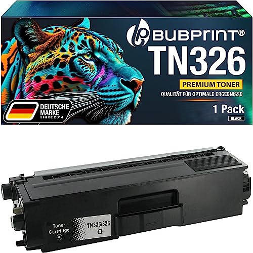 Bubprint Toner kompatibel als Ersatz für Brother TN-326 TN-326BK für DCP-L8400CDN DCP-L8450CDW HL-L8250CDN HL-L8350 HL-L8350CDW MFC-L8650CDW MFC-L8850CDW Schwarz von Bubprint