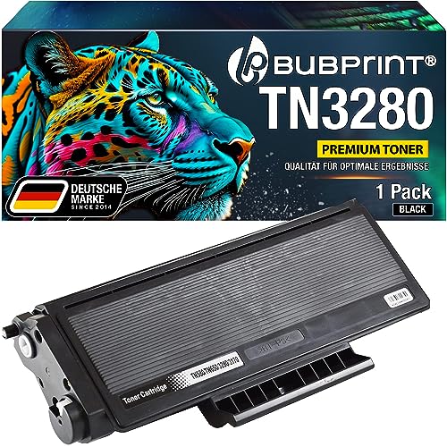 Bubprint Toner kompatibel als Ersatz für Brother TN-3280 für DCP 8085DN HL5340 HL-5340D HL-5350DN HL-5380DN MFC-8370DN MFC-8380DN MFC-8880DN 8.000 Seiten Schwarz von Bubprint