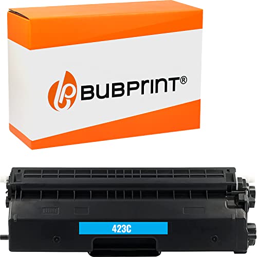 Bubprint Toner kompatibel als Ersatz für Brother TN-423 TN-423C für HL-L8260CDW HL-L8360CDW MFC-L8690CDW MFC-L8900CDW DCP-L8410CDW DCP-L8410CDN Cyan von Bubprint