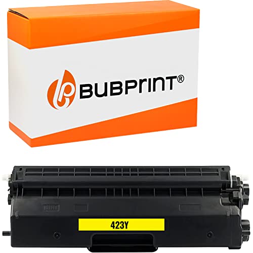 Bubprint Toner kompatibel als Ersatz für Brother TN-423 TN-423Y für HL-L8260CDW HL-L8360CDW MFC-L8690CDW MFC-L8900CDW DCP-L8410CDW DCP-L8410CDN Gelb von Bubprint