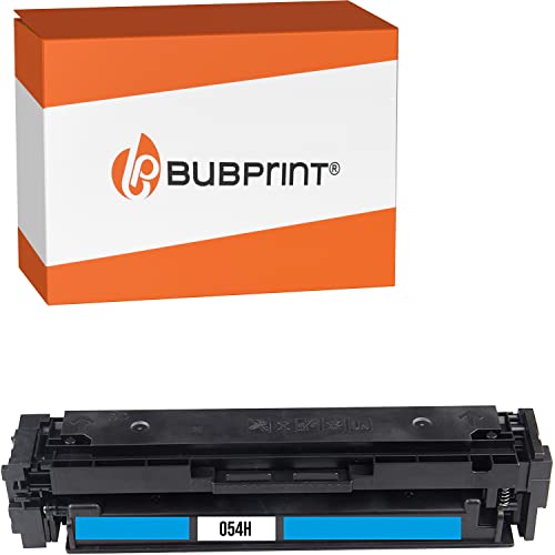 Bubprint Toner kompatibel als Ersatz für Canon 054H 054 H 054HC 3027C002 i-Sensys LBP621Cw LBP623Cdw LBP640C MF640C MF641Cn MF641Cw MF642Cdw MF643Cdw MF644Cdw MF645Cx Cyan von Bubprint