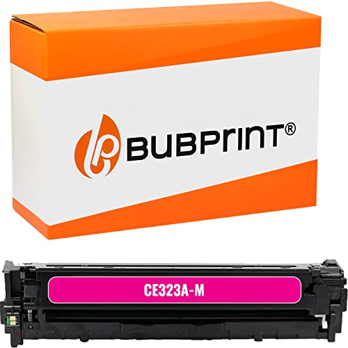 Bubprint Toner kompatibel als Ersatz für HP 128A CE323A für Color Laserjet Pro CM1415fnw CM1415fn CP1525 CP1525n CP1525nw CM1410 CM1415 CP1520 Magenta von Bubprint