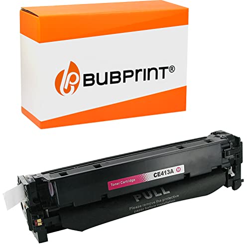 Bubprint Toner kompatibel als Ersatz für HP 305A CE413A für Laserjet Pro 400 Color M451dn M451dw M451nw MFP M475dn M475dw Pro 300 Color M351A MFP M375nw Magenta von Bubprint