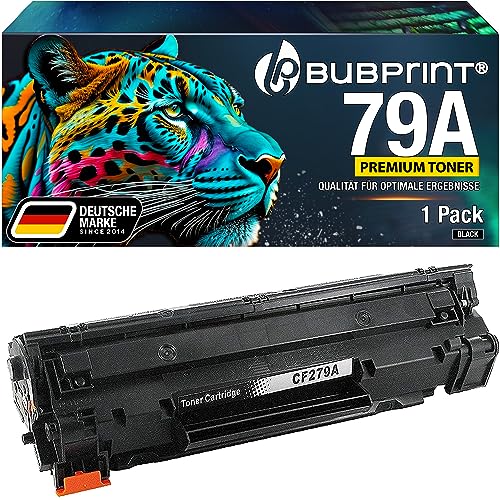 Bubprint Toner kompatibel als Ersatz für HP 79A CF279A für Laserjet Pro M12 M12a M12af M12w M26 M26a M26nw Schwarz von Bubprint