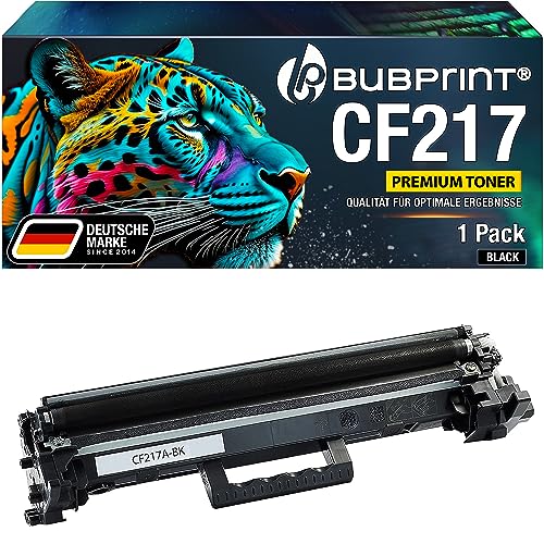 Bubprint Toner kompatibel als Ersatz für HP CF217A 17A für Laserjet Pro M102A M102W M102 Series M130A M130FN M130FW M130NW M132A M132FN Schwarz/Black von Bubprint