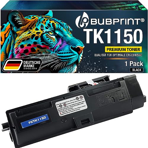 Bubprint Toner kompatibel als Ersatz für Kyocera TK 1150 TK-1150 TK1150 für ECOSYS M2135DN 2135DN M2635DN M2735DW 2735DW P2200 P2235DN P 2235DN P2235DW Schwarz von Bubprint