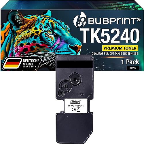 Bubprint Toner kompatibel als Ersatz für Kyocera TK-5240K TK-5240 für Ecosys M5526cdw M5526cdn P5026cdw P5026cdn TK 5240 Schwarz von Bubprint