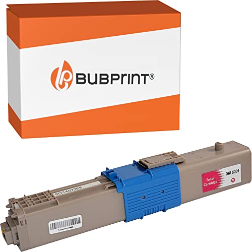 Bubprint Toner kompatibel als Ersatz für Oki C301 C301DN C321 C321DN MC332 MC332DN MC340 MC342 MC342DN MC342DNW - 44973534 1.500 Seiten Magenta von Bubprint