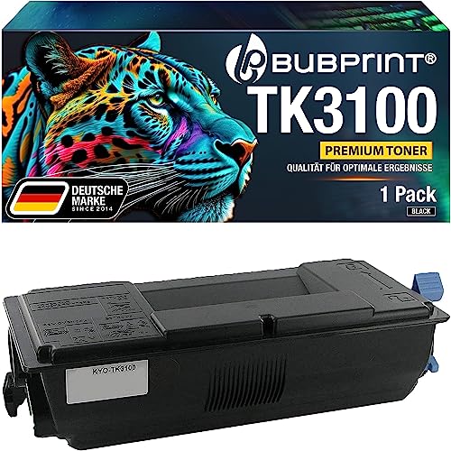 Bubprint Toner kompatibel als Ersatz für Kyocera TK-3100 TK3100 für Ecosys M3040DN M3540DN FS-2100D FS-2100DN FS-4100DN FS-4200DN FS-4300DN 12.500 Seiten Schwarz von Bubprint