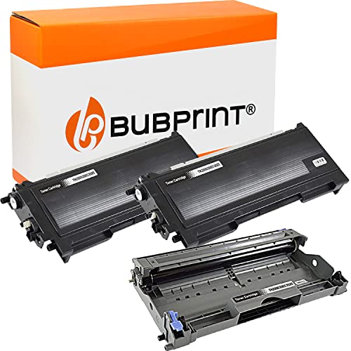 Bubprint Toner und Trommel kompatibel als Ersatz für Brother TN-2000 DR-2000 für DCP-7010 DCP-7010L DCP-7025 HL-2020 HL-2030 HL-2040 HL-2070N MFC-7225N MFC-7420 MFC-7820 MFC-7820N Fax 2820 von Bubprint