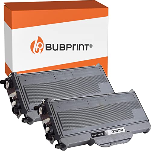 Bubprint XXL 2 Toner kompatibel als Ersatz für Brother TN-2120 für DCP-7030 DCP-7040 DCP-7045N HL-2140 HL-2150N HL-2170 HL-2170W MFC-7320 MFC-7340 MFC-7440N MFC-7840W Schwarz von Bubprint