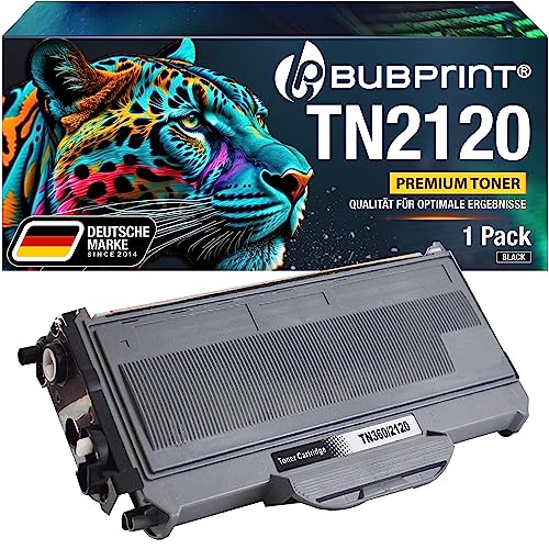 Bubprint XXL Toner kompatibel als Ersatz für Brother TN-2120 für DCP-7030 DCP-7040 DCP-7045N HL-2140 HL-2150N HL-2170 HL-2170W MFC-7320 MFC-7340 MFC-7440N MFC-7840W Schwarz von Bubprint