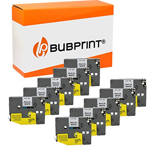BubprintTZE 231 10 Schriftband kompatibel als Ersatz für Brother TZE-231 TZE 231 für Brother P-Touch H101gb H101c H100lb H100r H101 H105 H100 H107b D400 D200 D600vp E110 E550wvp P750w P700 1000 1010 von Bubprint