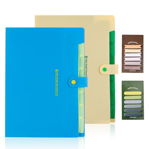 Bubuny 2Stk Fächermappe A4, Dokumentenmappe Mit 8 Fächer, Sammelmappe A4 Mit Etiketten, Sammelmappe Ordnungsmappe A4, Document Organizer Für Zuhause Büro Schule Bubuny 2Stk Fächermappe A4, Dokumentenmappe Mit 8 Fächer, Sammelmappe A4 Mit Etiketten, Sammelmappe Ordnungsmappe A4, Document Organizer Für Zuhause Büro Schule von Bubuny
