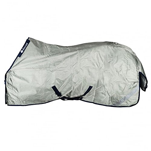 Bucas PowerTurnout Pferdedecke Light, stay-dry, 140 Silber von Bucas
