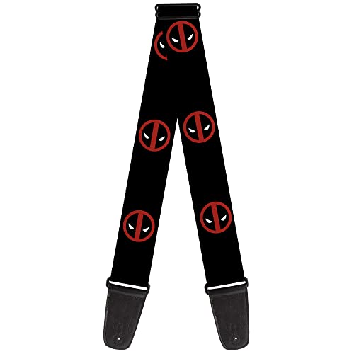 Buckle Down Deadpool Gitarrengurt – Offizielles Lizenzprodukt Design von Buckle-Down