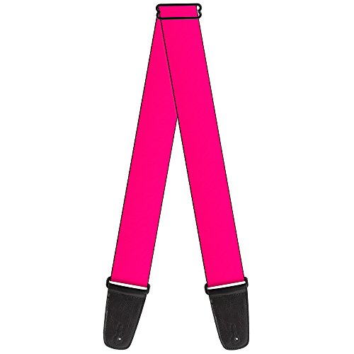 Buckle-Down GS-W31415 Gitarrengurt, Neon-Pink, 2" Wide - 29-54" Length von Buckle-Down