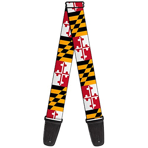 Gitarrengurt Maryland Flags 2" breit von Buckle-Down