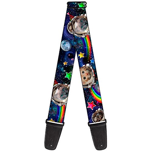 buckle-down Gitarrengurt Astronaut Cats in Space/Rainbows/Stars von Buckle Down