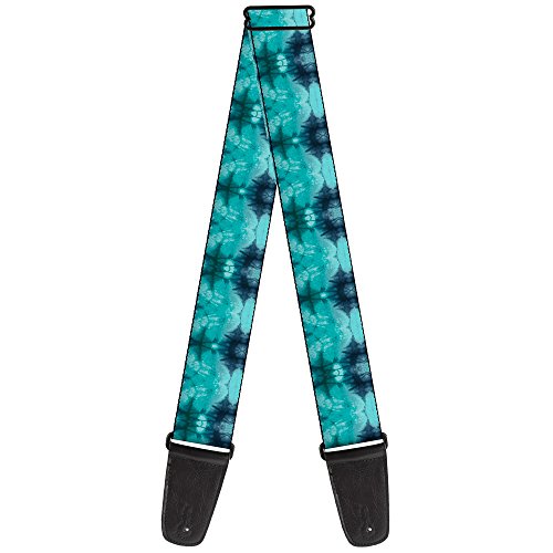 buckle-down gs-w34604 "Tie Dye Reflection türkis Blues" Gitarrengurt von Buckle-Down
