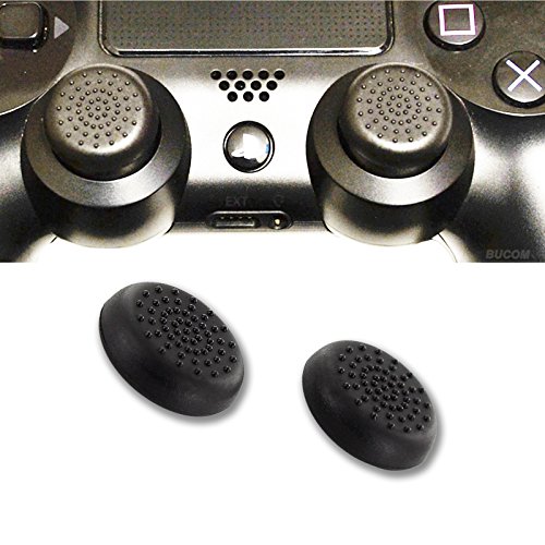 2x Für Sony Playstation PS4 Dualshock Controller Joystick Thumbstick Gummi Kappen Cap von Bucom