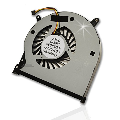 Bucom Lüfter kompatibel mit Dell XPS 15 L501X L502X L521X Kühler Fan 037XGD DC28000B4F0 Bucom Lüfter kompatibel mit Dell XPS 15 L501X L502X L521X Kühler Fan 037XGD DC28000B4F0 von Bucom