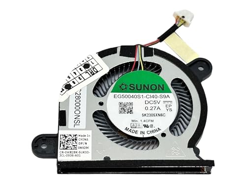 CPU Lüfter Kühler für Dell XPS 13 9300 9310 WX28K von Bucom