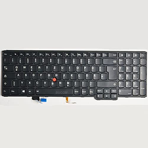Tastatur kompatibel mit IBM Lenovo ThinkPad S5 Yoga 15 Series MT 20DQ mit Beleuchtung von Bucom
