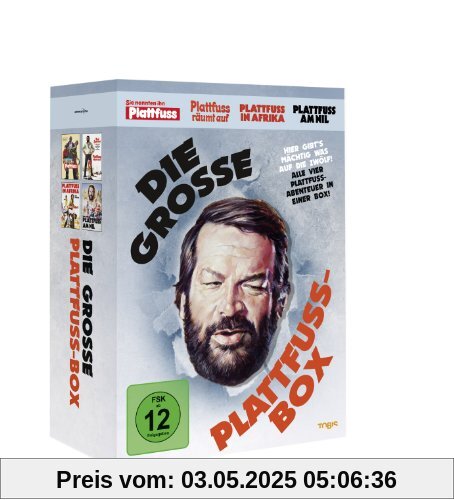 Bud Spencer - Die große Plattfußbox [Remastered Version, 4 DVDs] von Bud Spencer