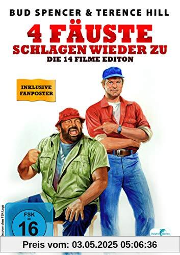 Bud Spencer & Terence Hill - 4 Fäuste schlagen wieder zu! - Die 14 Filme Edition [5 DVDs] von Bud Spencer