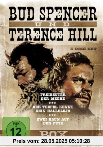 Bud Spencer & Terence Hill - Box, Vol. 4 (Freibeuter der Meere remastered/Der Teufel kennt kein Halleluja/Zwei haun auf den Putz) - (3 Disc Set) von Bud Spencer