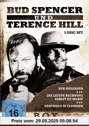 Bud Spencer & Terence Hill - Box, Vol.5 (Der Sizilianer/Die letzte Rechnung zahlst du selbst/Karthago in Flammen) (3 Disc-Set) von Bud Spencer