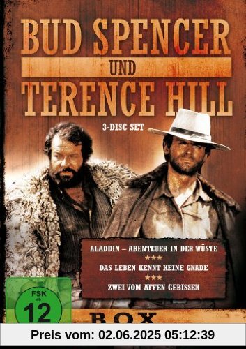 Bud Spencer & Terence Hill - Box - Vol. 6 (Aladdin - Abenteuer in der Wüste/Das Leben kennt keine Gnade/Zwei vom Affen gebissen) (3 Disc Set) von Bud Spencer