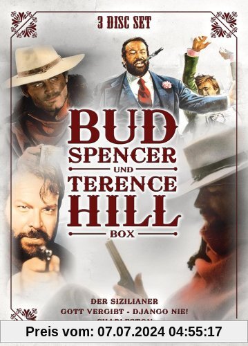Bud Spencer & Terence Hill - Box Volume 3 (Der Sizilianer/Gott vergibt - Django nie/Charleston) [3 DVDs] von Bud Spencer